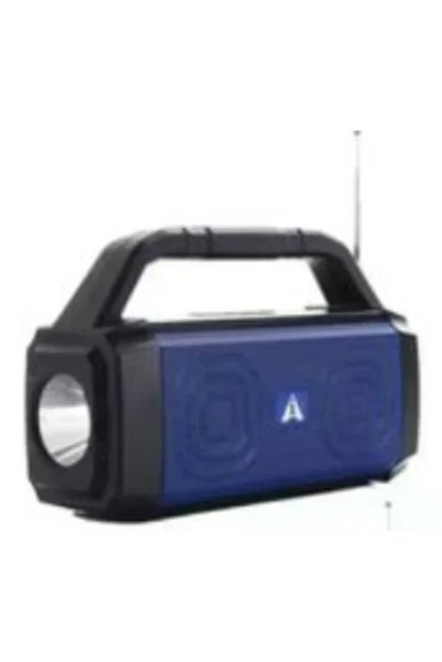 OEM Φορητό ηλιακό ραδιόφωνο USB Bluetooth με φακό - μπλε AJ-132