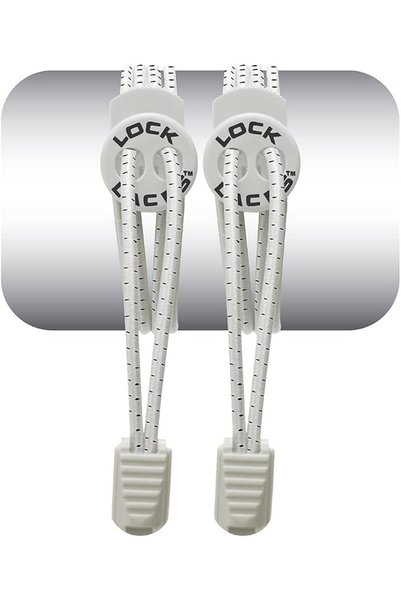 LOCK LACES - Elastic No Tie Shoelaces 1 Size Fits All for Kids Adults Tieless...