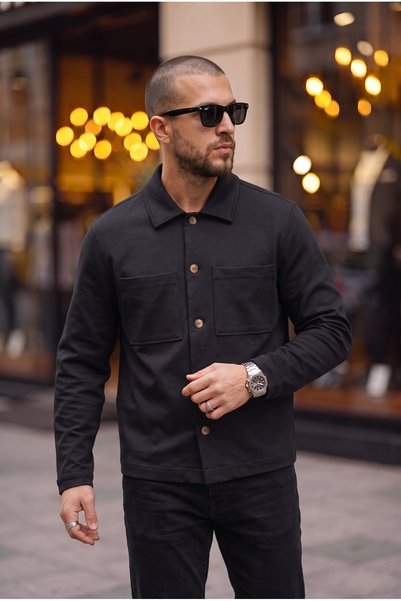 BASEL.CO Pocket Detailed Casual Shirt/Jacket