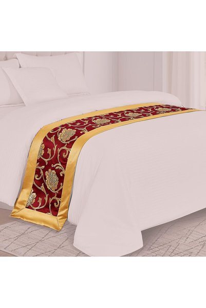 Generic Hotel Bed Scarf Queen Bed Runner Bed Foot Bed end Decoration for The ...