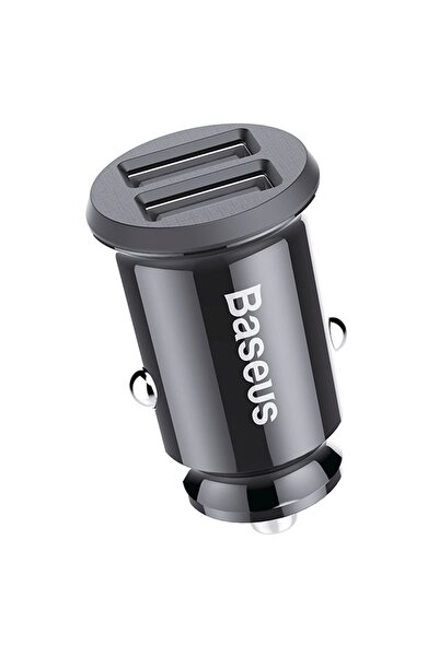 Baseus Φορτιστής αυτοκινήτου 3A, 12V, 15.5W Max, 2xUSB-A μαύρος CCALL-ML01