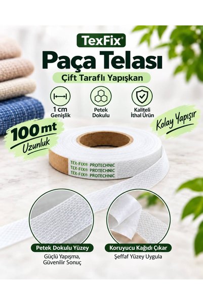 Esteks Dantel ve Tekstil Aksesuarları TexFix traka za porubljivanje, širina 1...