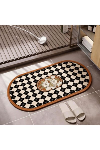 Generic Kitchen Rugs, Soft Diatom Mud Non Slip Waterproof American Pattern Ki...
