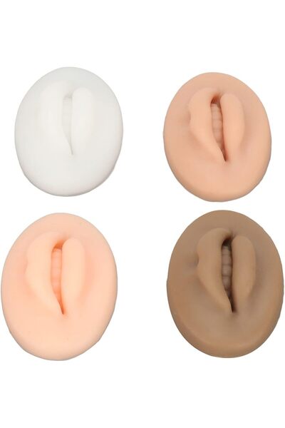 Generic Silicone Lip Model, 3D Silicone Lips Compact Comfortable Easy To Colo...