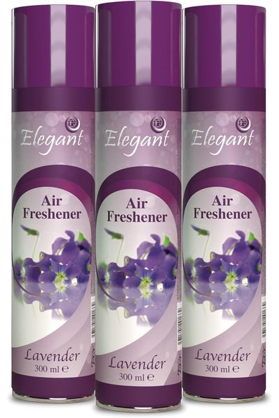 Generic Elegant Lavender Air Freshener Spray - 300ML - Pack of 3 (3x300ML) - ...