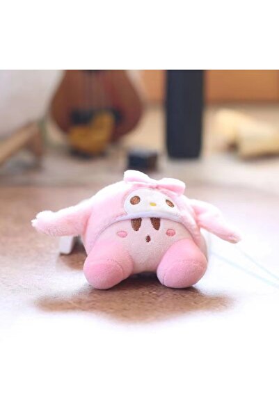 BANDAI 4 Cartoon Star Kirby Soft Plush Doll Kawaii Kitten Decoration Props Ki...