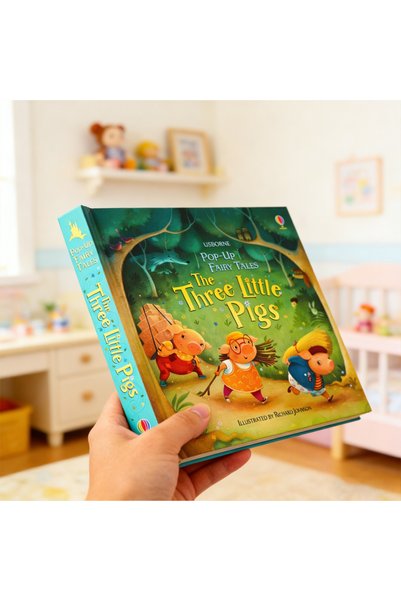 Choice Three little pigs Pop-Up 3D Lift-the-Flap Book كتاب صور باللغة الإنجلي...