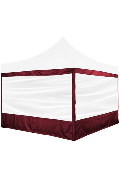 Miadomodo Panou lateral pavilion cu fereastra, rosu