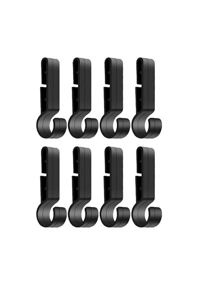 XIWANGFIRE 8pcs 4Pcs Plastic Helmet Clips Headlamp Hard Hat Safety Cap Hook A...