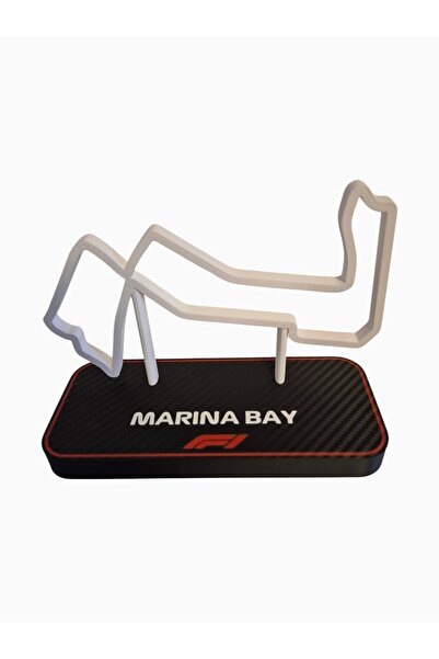 AXY PRINT F1 Circuit Marina Bay Decorative — 3D Printed | Formula 1 Decor