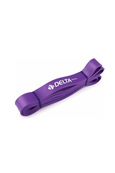 Delta Bandă de rezistență de 35 kg, din cauciuc, pentru dezvoltarea mușchilor și a forței, pentru antrenament în sală, bandă de rezistență pentru gimnastică - VIOLET