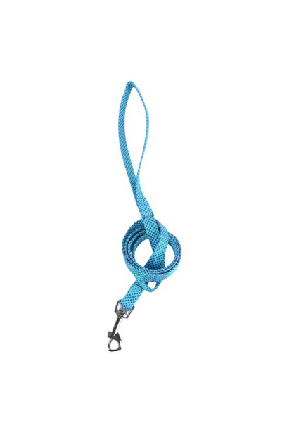 OEM Λουρί συνθετικό για σκύλους με Polka Dot σχέδιο W1.0*L120 εκ. Small γαλάζιο