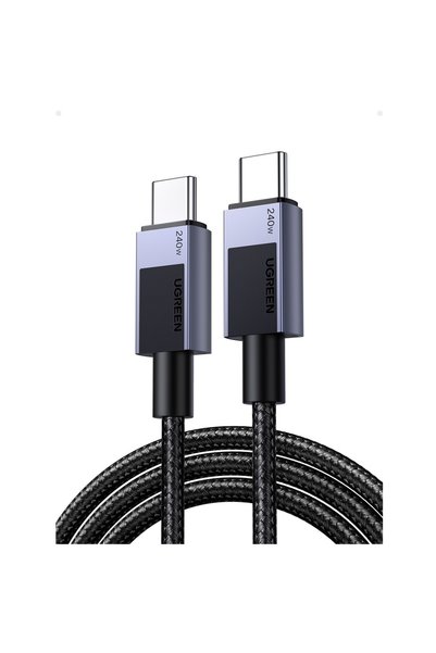 OEM Καλώδιο φόρτισης UGREEN L513 45067 USB-C σε USB-C PD 240W 1m γκρί
