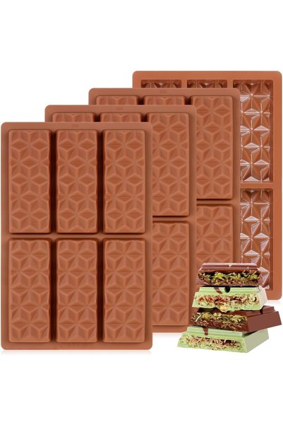 Generic قوالب الشوكولاتة - قالب شوكولاتة غير لاصق، قالب شوكولاتة عميق من السي...