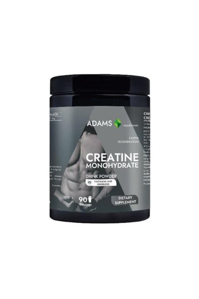 Adams Supplements Κρεατίνη Μονοϋδρική Χωρίς Γεύση - Σκόνη Ποτού Κρεατίνης Μον...