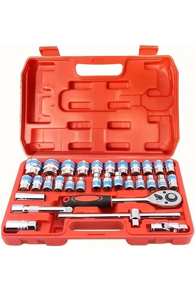 OEM Καστάνια 1/2″ με καρυδάκια 8-32mm σετ 32 τεμαχίων