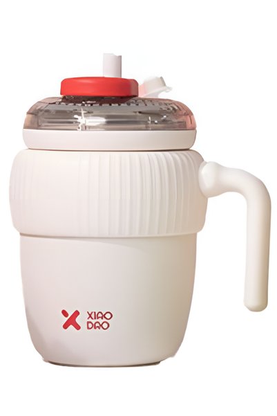 OEM Θερμός ποτήρι 420ml με καλαμάκι και λαβή SDS-27169