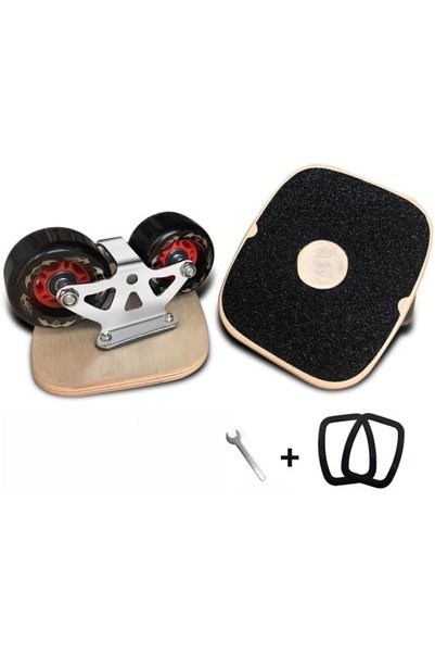 Generic Portable Roller Road Drift Skateboard with Cool Maple Deck Skid Plate...