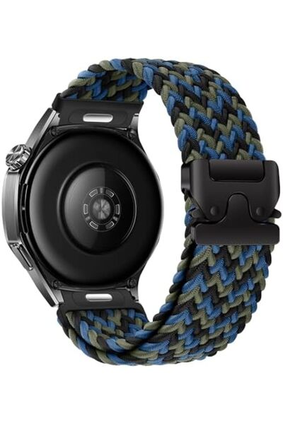 Generic Compatible with Huawei Watch GT 5 46mm Strap,22mm Woven Nylon Replace...
