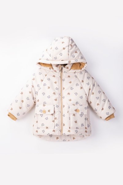 HAUSEkids 2-6 Yaş Bear Classe Erkek Çocuk Mont-Ekru