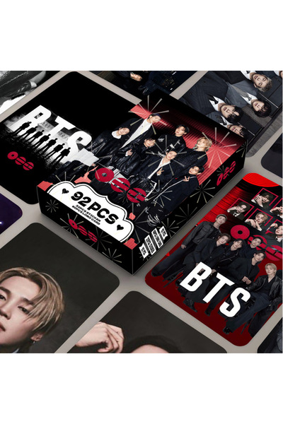 BANDAI 162 2026 جديد 92 قطعة بطاقات صور لومو كيبوب BTS، مجموعة بطاقات صور عال...