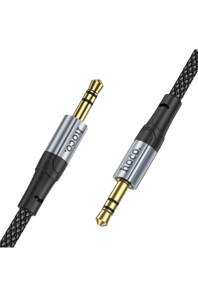 Hoco UPA26 Fresh καλώδιο ήχου AUX 3.5mm σε 3.5mm - 1 μέτρο σε μαύρο χρώμα