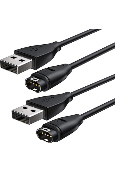 Generic 2-Pack Charging Cable Compatible for Garmin Watch, 3-Feet USB Charger...