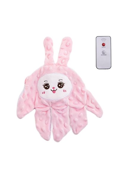 Choice Pink Baby Electric Soothing Palm Baby Sleep Aid Remote Control Simulat...