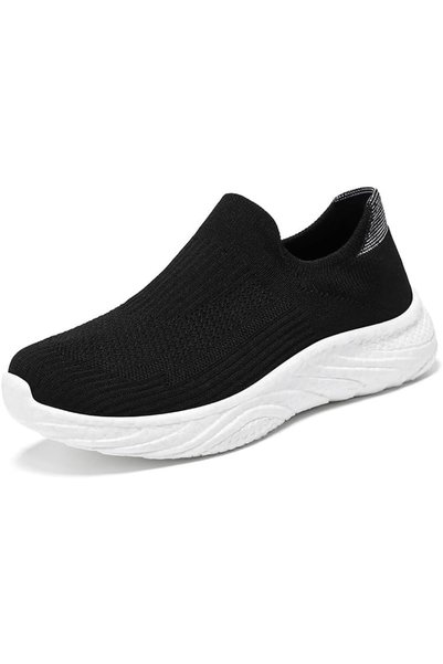 Generic Women's Nordic Walking Shoes Slip-On Running Sneakers, Lightweight Br...