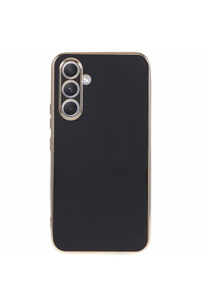 XGSM Husă pentru Samsung Galaxy A15, Glamour CamShield, negru + sticlă 9H