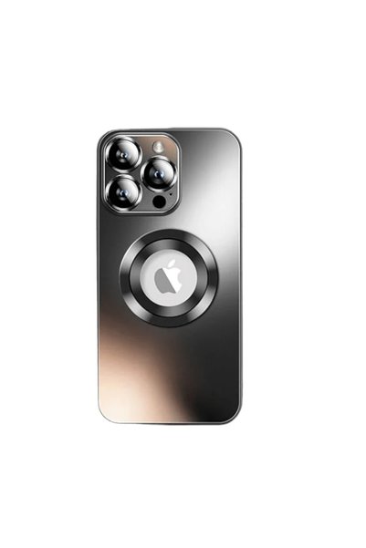 Apple Θήκη Metal AG Glass για iPhone 16 σε μαύρο χρώμα