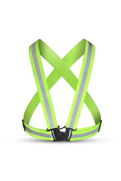Choice Green High Visibility Highlight Reflective Straps Multicolors Breathab...