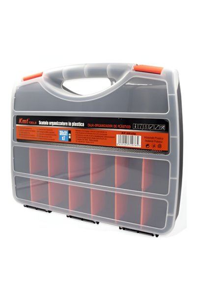 OEM Πλαστικό κουτί αποθήκευσης εργαλείων 38x31x7 εκ. Kmt Tools 9361058