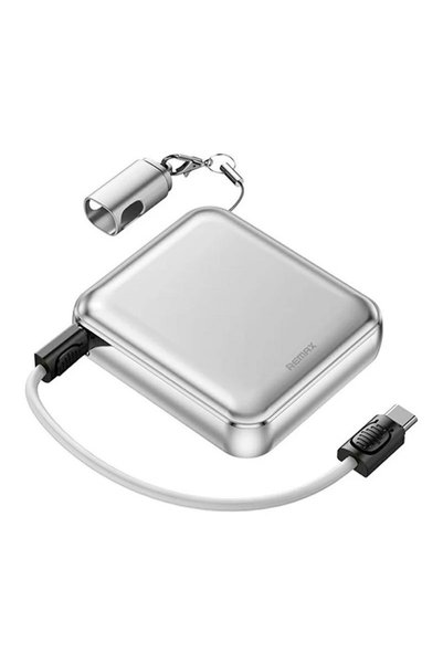 Remax FCP-9 Power Bank 10000mAh 22.5W με USB-C Power Delivery σε ασημί χρώμα