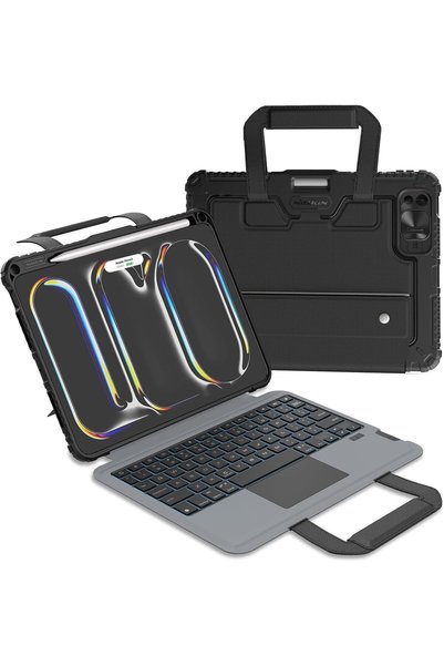 Generic حافظة لوحة مفاتيح Bumper Go لجهاز Apple iPad Pro 11 2024 - لوحة مفاتي...
