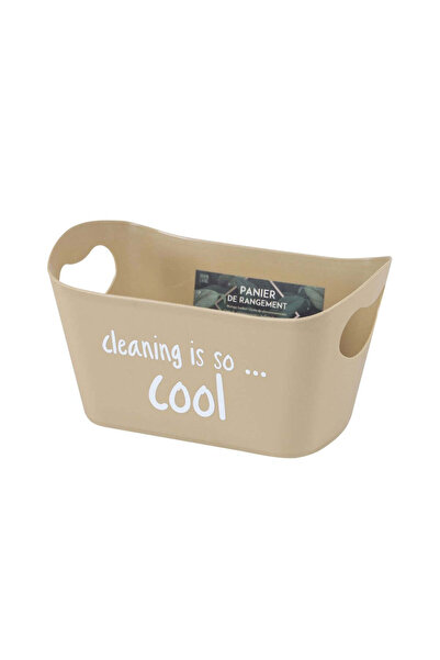 Urban Living Coș de depozitare 23X15X13 cm plastic bej