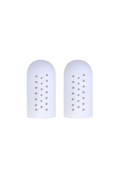 Choice White L for Big Toe Pexmen 2Pcs/Pair Gel Toe Protectors Toe Caps Sleev...