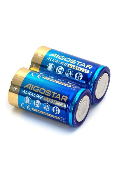 OEM Αλκαλική μπαταρία LR14 1.5V - 2 τεμάχια