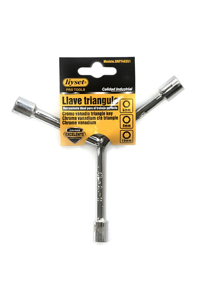 OEM Πολύκλειδο τριγωνικό καρυδάκι - 8/9/10mm (Cr-V) - 46551 Liyset