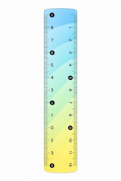 Generic 15 cm Soft Ruler Scale, Assorted Colors Measuring Tool for School & O...