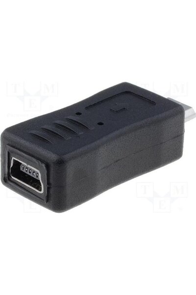 VCOM Προσαρμογέας Micro USB αρσενικό σε Mini USB θηλυκό - (CA418)