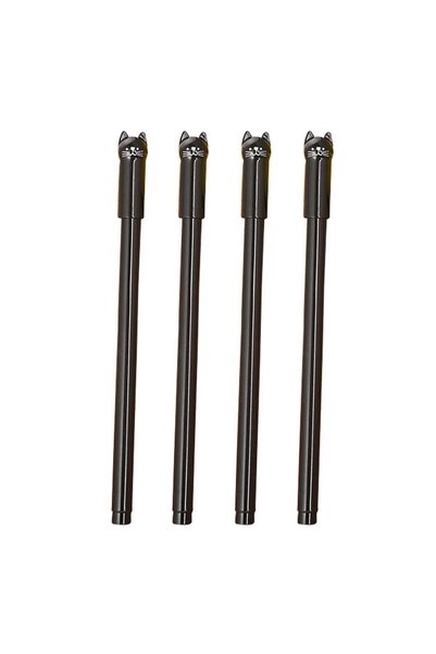 Generic Brand 4 bucăți pixuri cu gel, vârf fin de 0.5mm, scriere fluidă, desi...