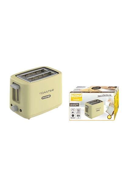 OEM Φρυγανιέρα 2 θέσεων 750W κίτρινη Hoomei HM-5922Y