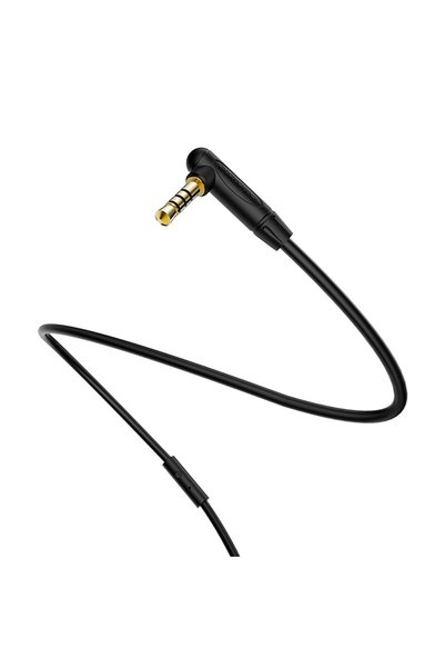 OEM Καλώδιο ήχου AUX 3.5mm σε 3.5mm 1m με μικρόφωνο Borofone BL5