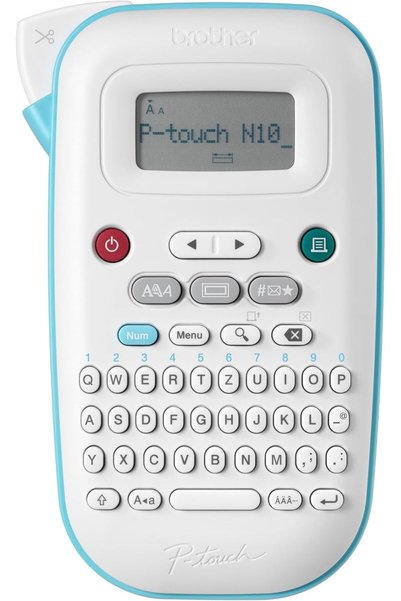 Brother Portable Label Maker PT-N10, thermal printing, Btag 12mm tapes, integ...