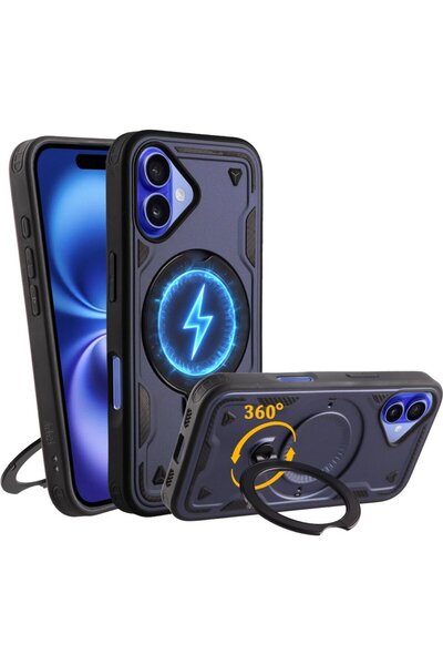 idol 1991 Θήκη iPhone 16 6.1'' Θωρακισμένη TPU Hyper Magsafe με Βάση Στήριξης...