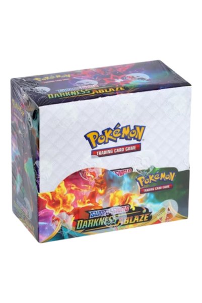 BANDAI DAR 1BOX 36packs Pok é mon TCG Sword & Shield Darkness Ablaze Booster ...