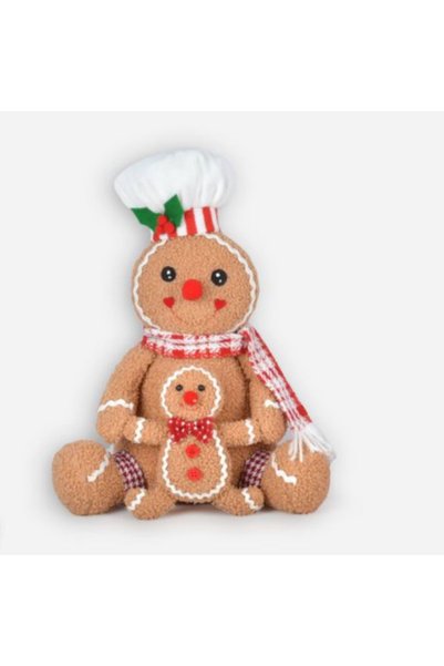 OEM Χριστουγεννιάτικη κούκλα gingerbread 24×30.5 εκ. Kmt Style 294654