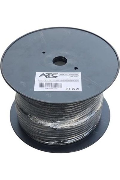 ATC Καλώδιο SFTP CAT7 CCA με περίβλημα PE Μαύρο 100μ - (ATC-117)