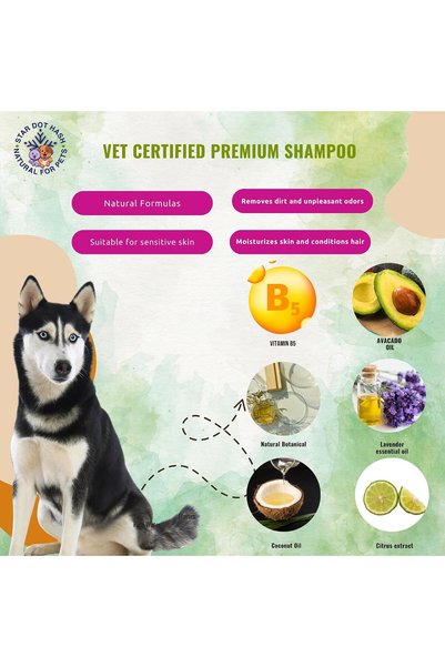 StarDotHash 120 ml GENERAL PURPOSE Pet shampoo for all breeds of dogs and cats (General Purpose Shampoo)
